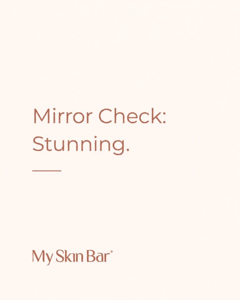 Mirror Check: Stunning.