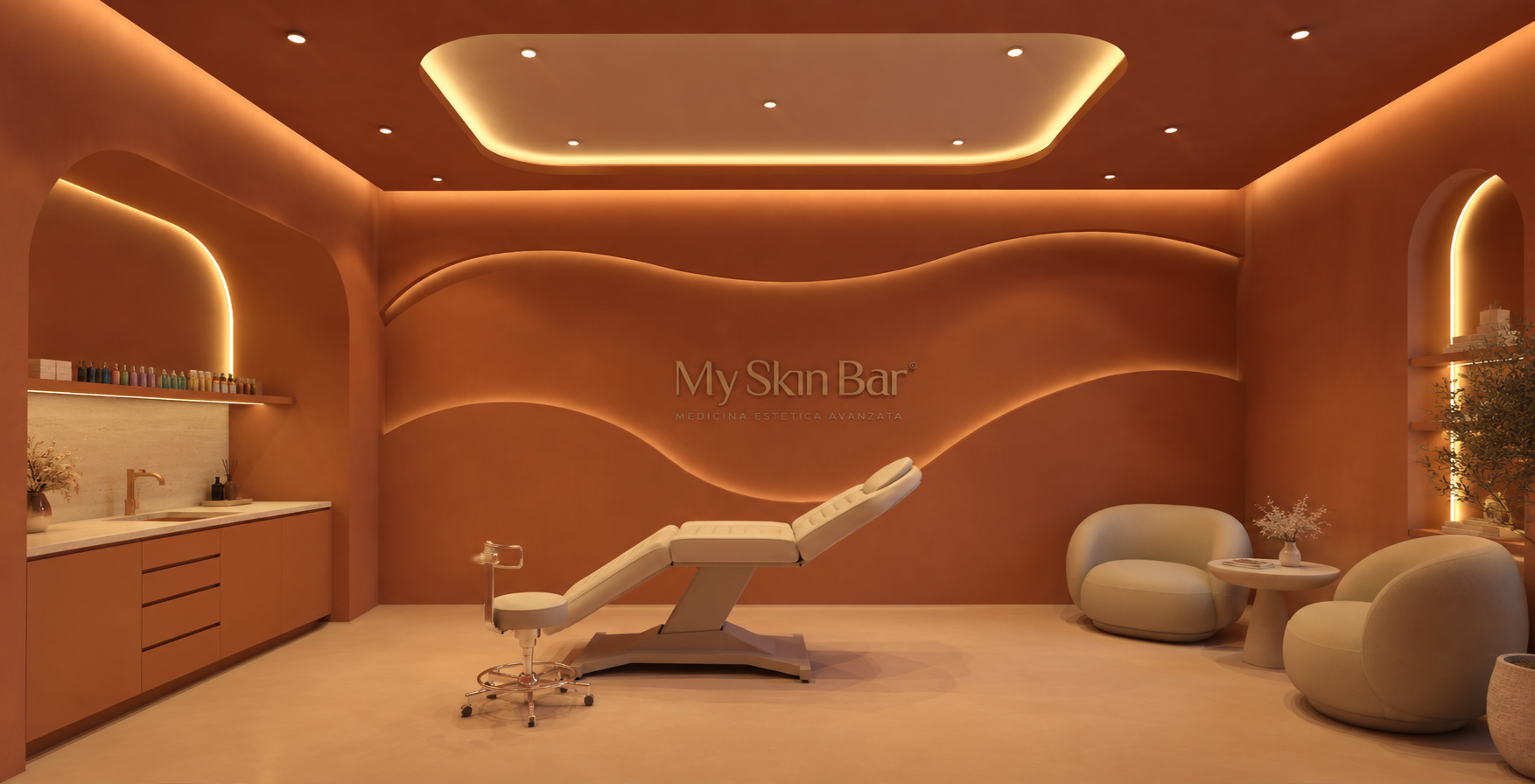 Sala trattamento My Skin Bar