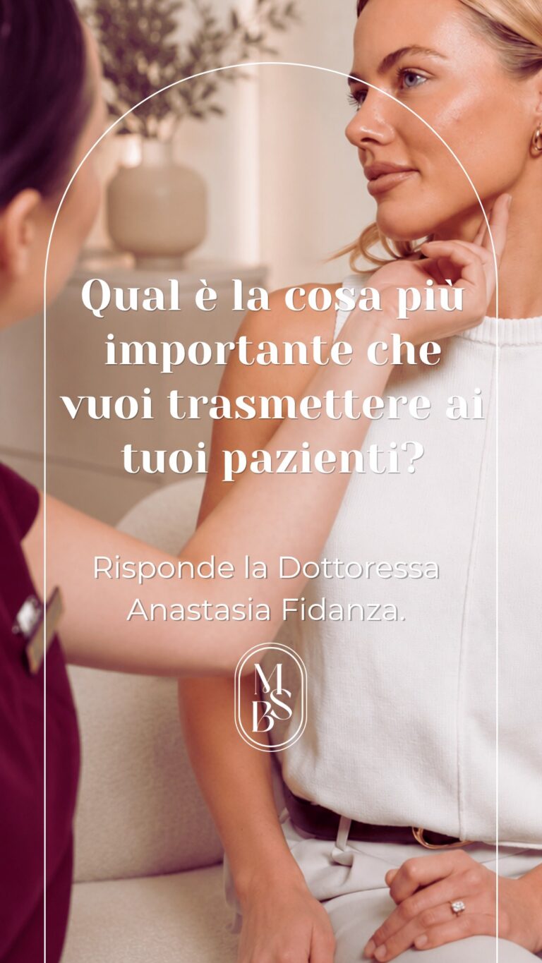 Copertina originale del Reel My Skin Bar: il messaggio ai pazienti
